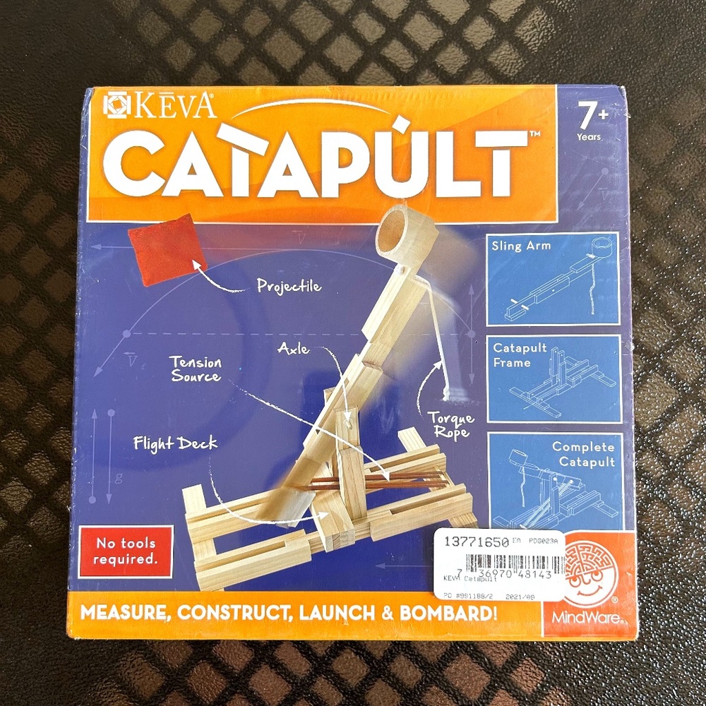 KEVA Contraptions Catapult Mindware Construction Educational